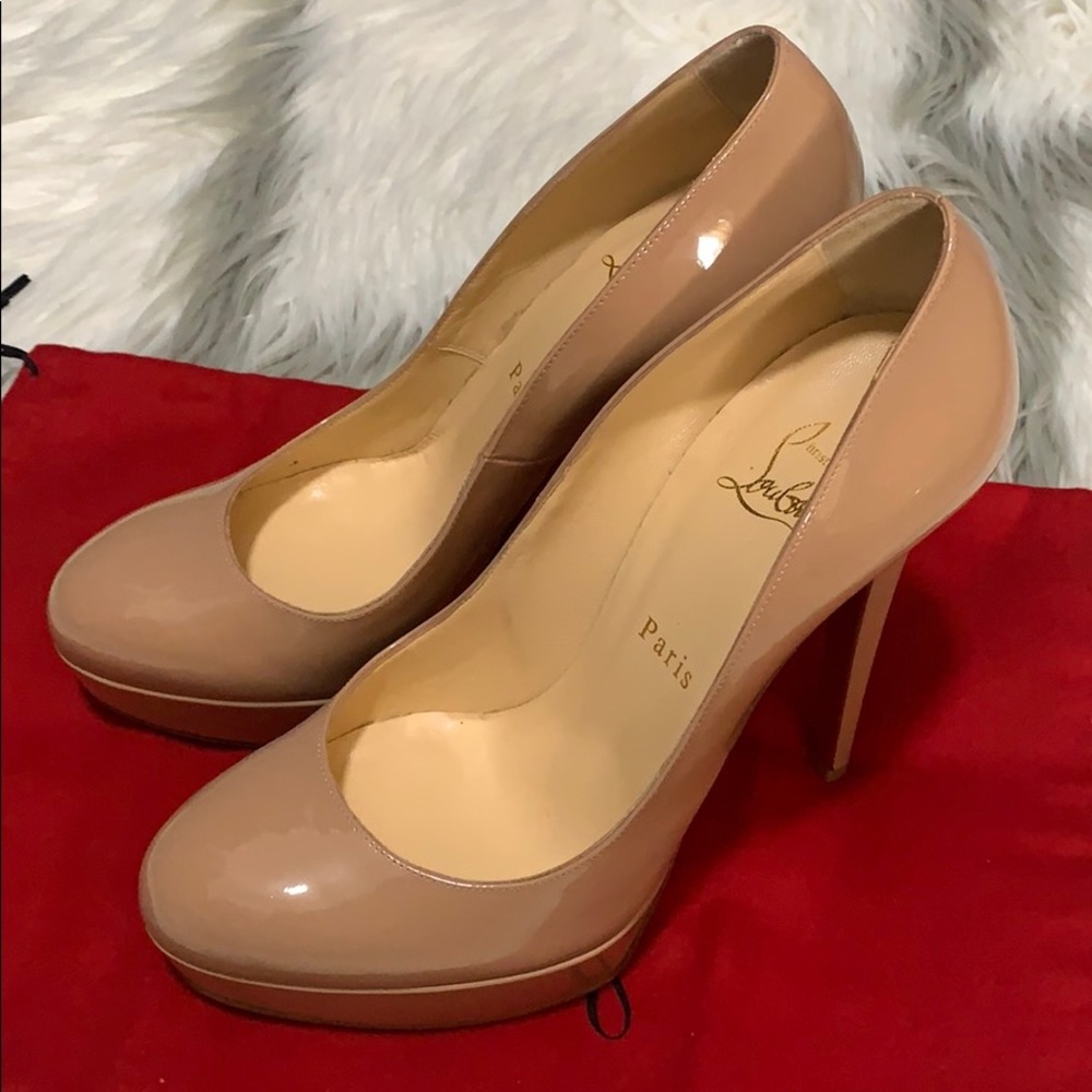 Christian Louboutin Bianca Patent Leather Heel